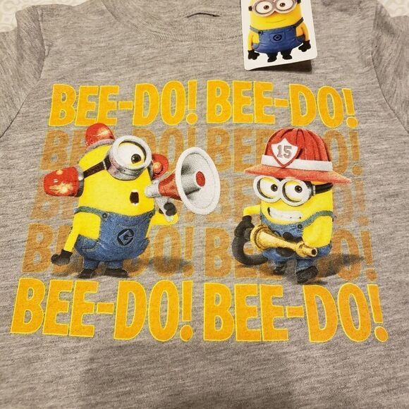 DESPICABLE ME MINION BEE-DO GRAPHIC SHIRT NWT 12M - Picture 1 of 4